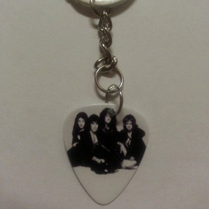 Queen Guitar Pick Keychain. Handmade. Classic Rock