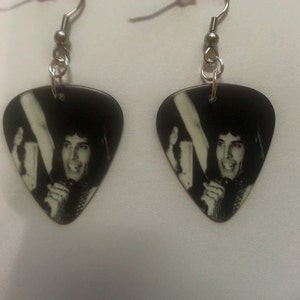 Freddie Mercury Earrings- Freddie in The Early 70's