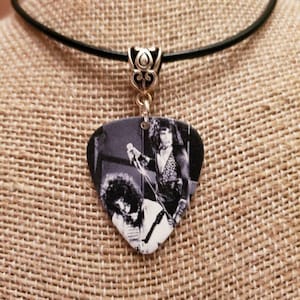 MAYCURY! Bri and Freddie Guitar Pick Necklace..Rainbow Era..fire!