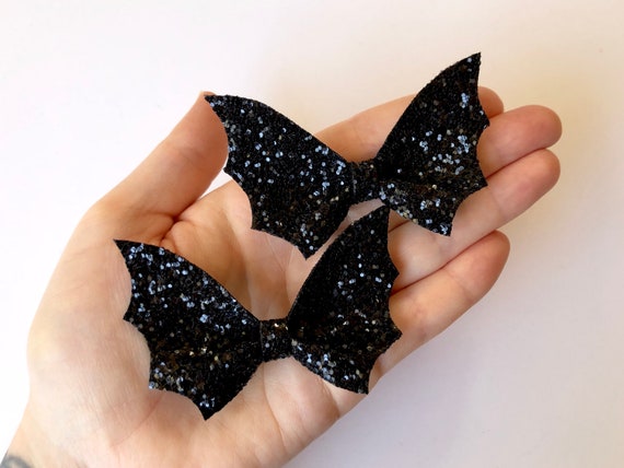 Halloween Mini Bow Clips Halloween Mini Bow Clips