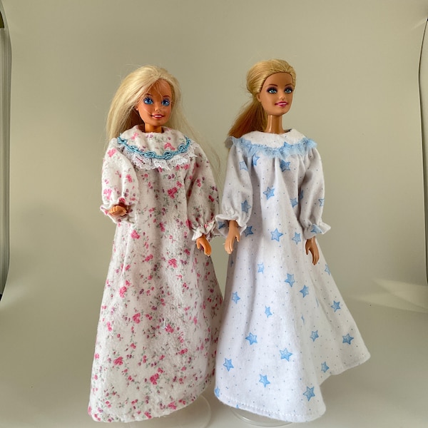 Handmade nightgowns for dolls