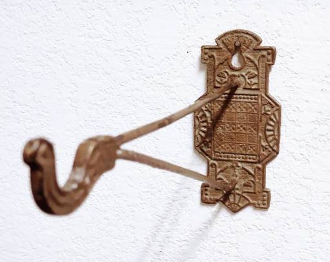 Antique Art Deco Wall Hook Plant Hanger Stunning Etsy