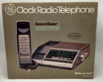 Vintage Clock Radio Etsy