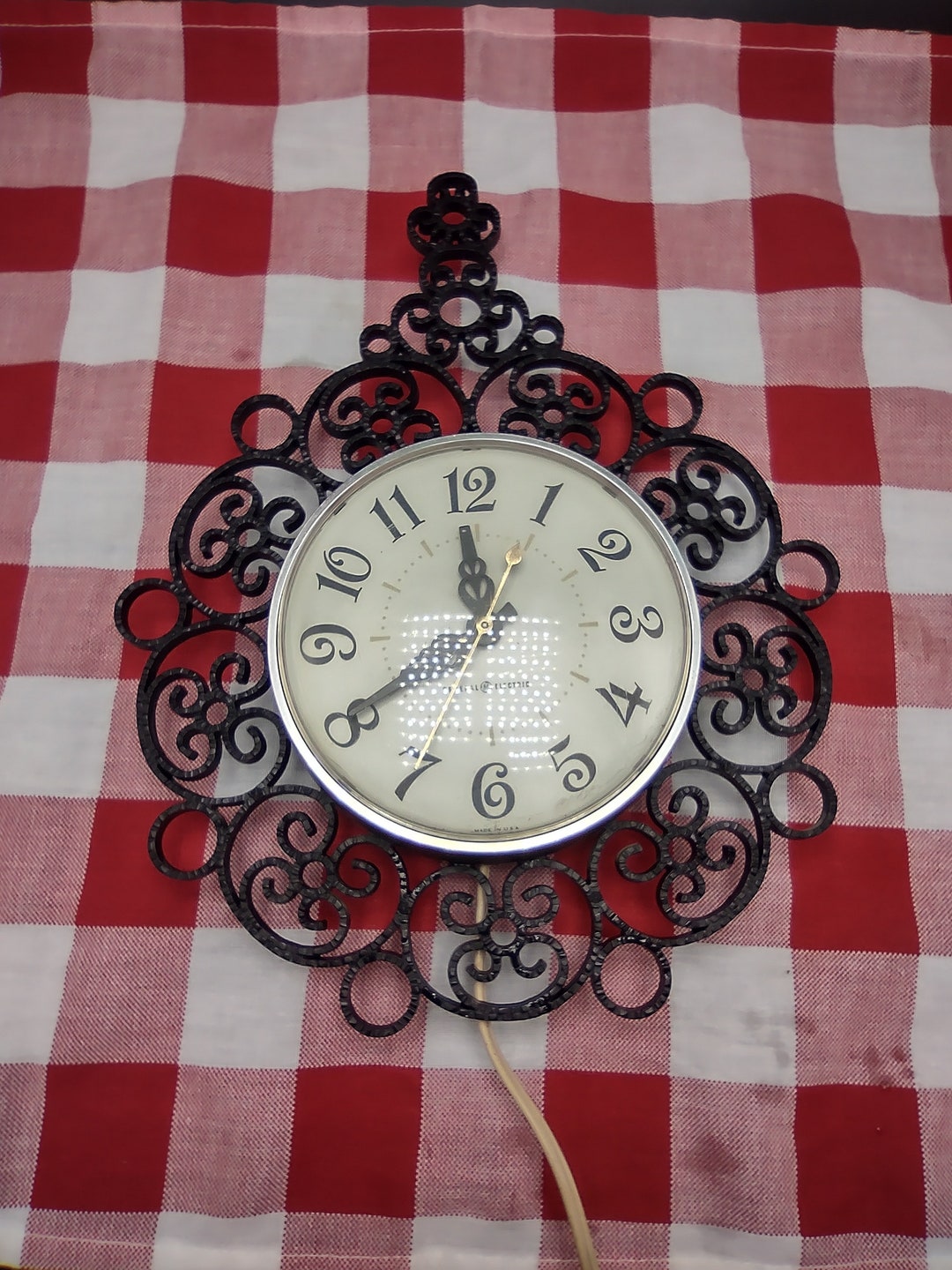General Electric Kitchen Wall Clock Model 2151 - Etsy