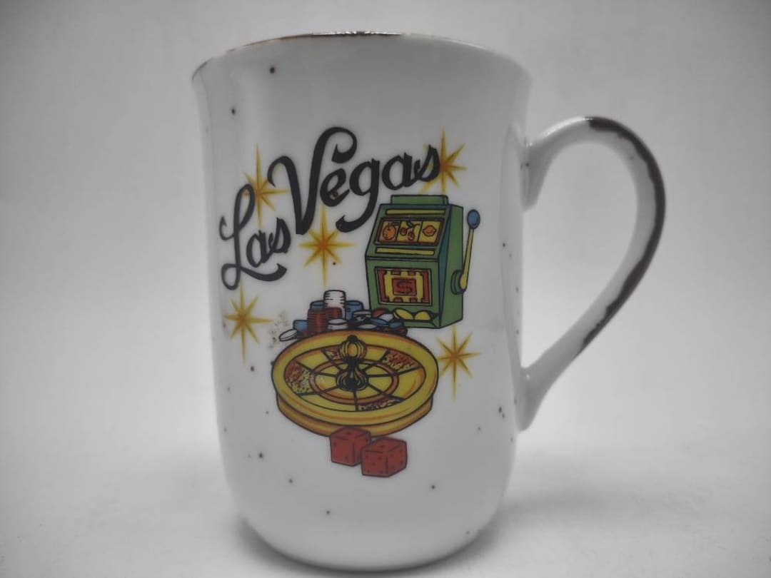 Vintage Las Vegas Souvenir Coffee Mug Etsy Ireland