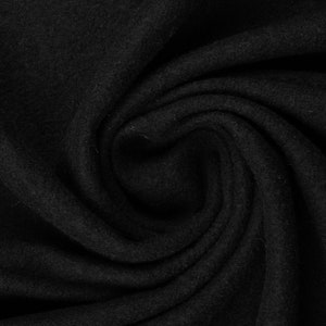 Wollwalk Walkloden lã virgem Swafing Merino preto 299