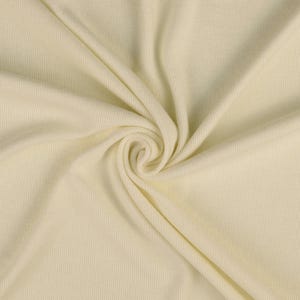 Knit fine knit viscose cream white