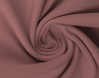 Poignets poignets en maille fine Heike extra largeur uni vieux rose 436