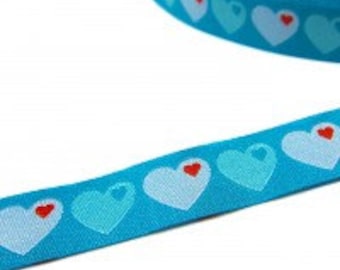 Webband webs borte byGraziela hearts turquoise