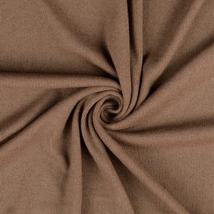 Knit fine knit viscose dark beige