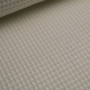 Waffle Piquet Swafing Nelson white