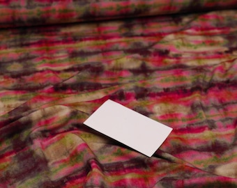 Jersey viscose Hilco Firenzi watercolor stripes