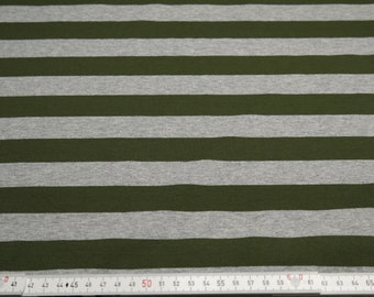 Jersey stripes mottled olive gray