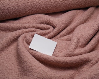 Boucle Mantelstoff Hilco altrosa