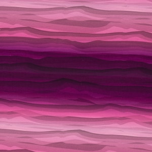 Sweat French Terry leggermente irruvidito Swafing Stripes Wavy Stripes di lycklig Design viola