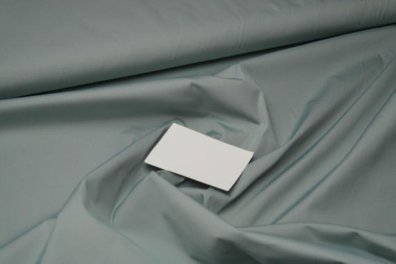 Jacket fabric windbreaker fabric memory water-repellent double face dusty  blue beige