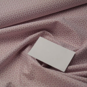 Cotton woven fabric flowers old rose