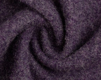 Wollwalk Walkloden virgin wool Naomi dark purple