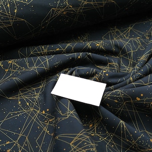 Softshell Fleece Muster dunkelblau