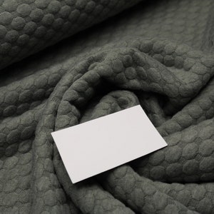 Jacquard Jersey Swabs olive grey