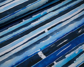 Sweat Summer Sweat French Terry Stripe blue white