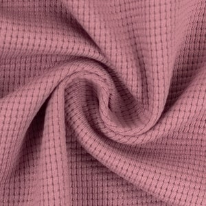 Cotton Jersey Waffle Swafing Clarissa old pink