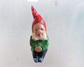 Miniature 2 quot lead Gnome quot Garden Pond Serie 39 s quot Elf Vintage 1930 39 s