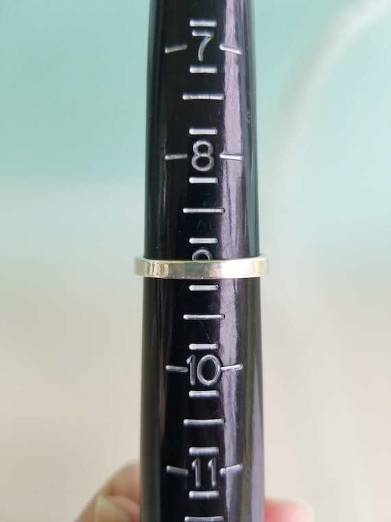 Sterling Size 9 Garnet Solitaire Ring silver - image 6