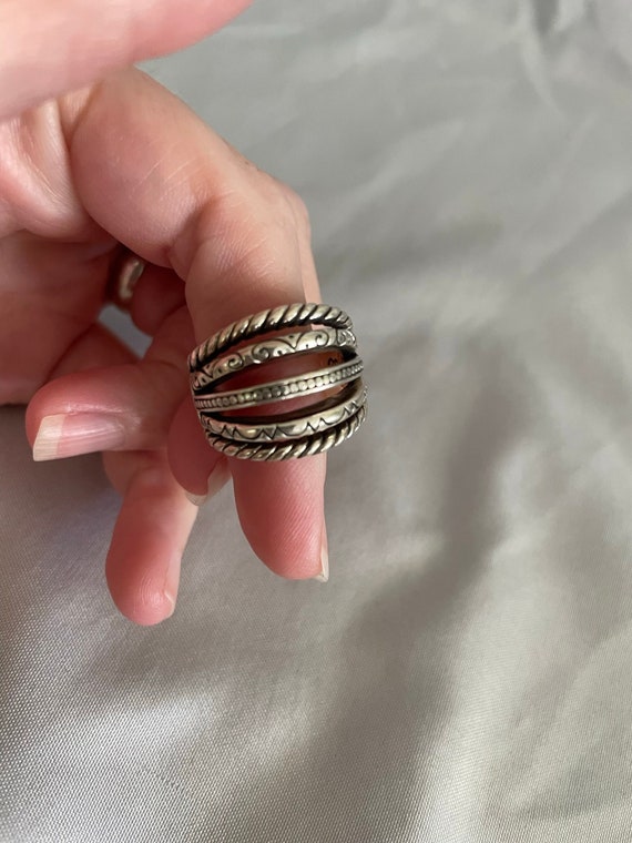 Sterling Stacked Ring size 7 Stackable Silver Band