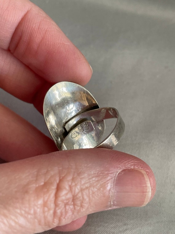 Sterling silver adjustable lizard dragon ring siz… - image 7