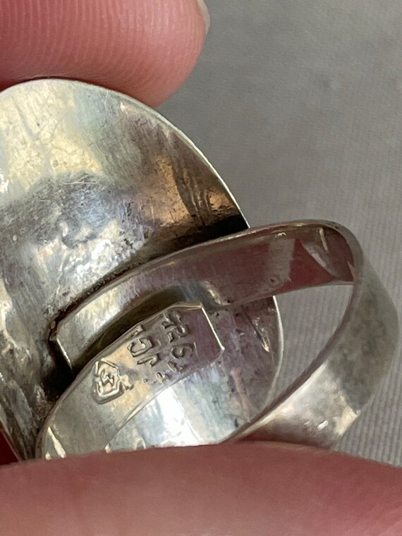 Sterling silver adjustable lizard dragon ring siz… - image 6