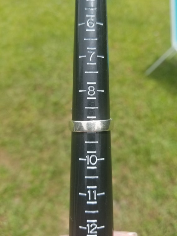 Sterling Statement Ring size 9 silver - image 2