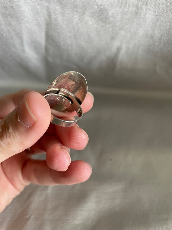 Sterling silver adjustable lizard dragon ring siz… - image 4