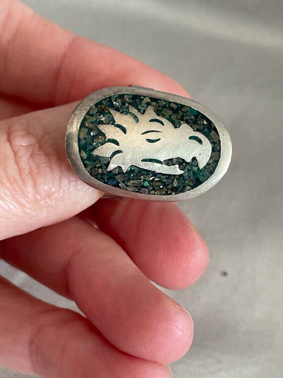 Sterling silver adjustable lizard dragon ring siz… - image 8