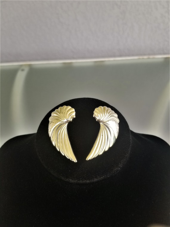 Sterling Fan Shell Earrings 925 fnc Italy