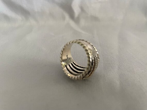 Sterling Stacked Ring size 7 Stackable Silver Band - image 4
