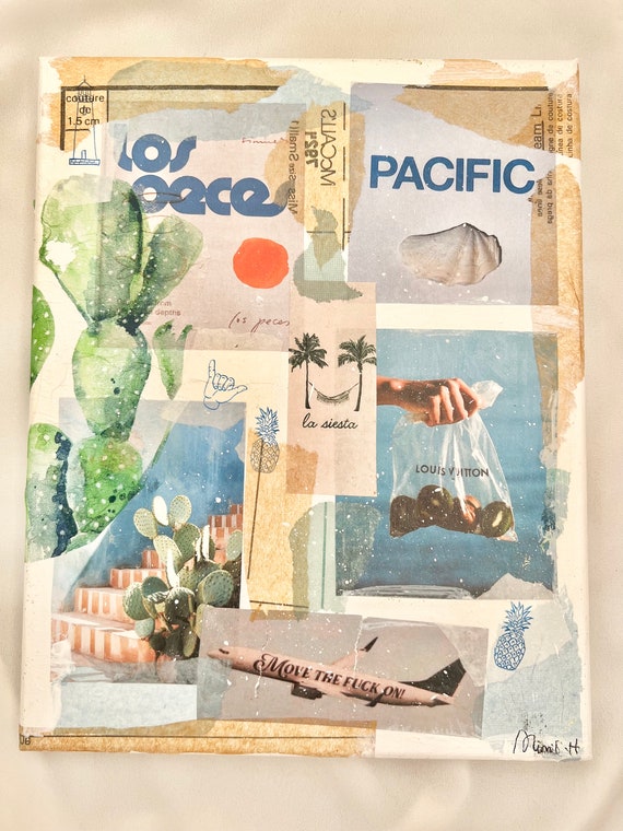 Pacific collage artwork