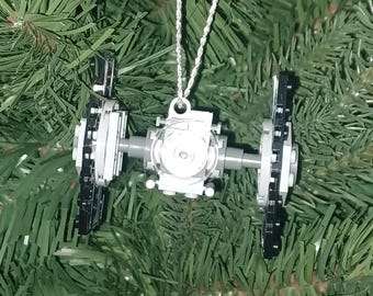 TIE Fighter Christmas Ornament with Instructions - Build Your Own with LEGO® Bricks!