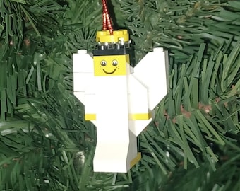 Angel Christmas Ornament with Instructions - Build Your Own with LEGO® Bricks!