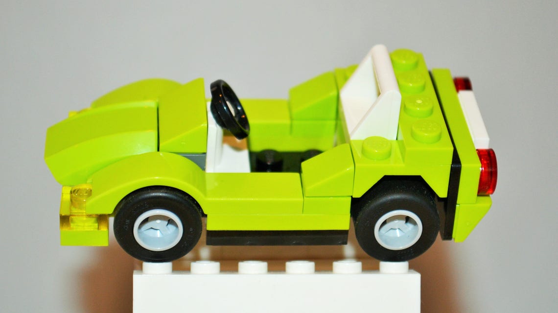 LEGO Sports Car with Instructions Build Your Own Etsy