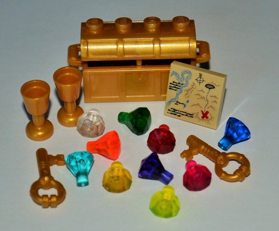 toy treasure chest with jewels