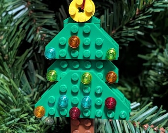 Christmas Tree Ornament Kit - Build Your Own with LEGO® Bricks