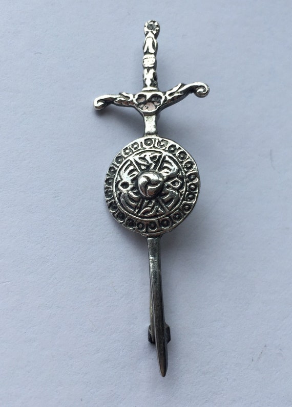 sterling silver kilt pin