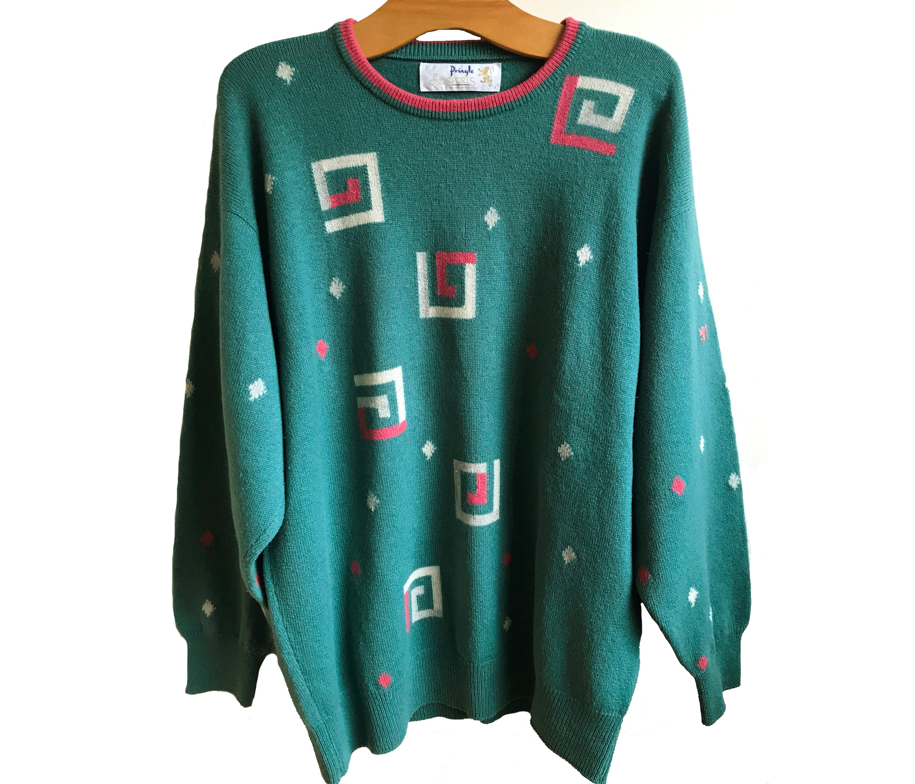Pringle Jumper - Etsy UK