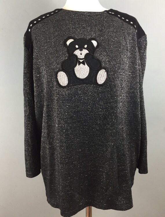 teddy jumper black