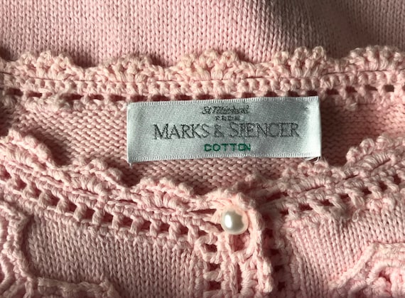 marks and spencer pink cardigan