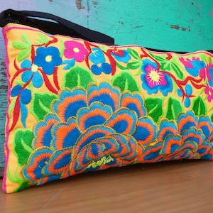Colourful Hmong clutch bag| Thai clutch bag | bohemian purse | boho purse | embroidered purse | Thai purse | gifts for her