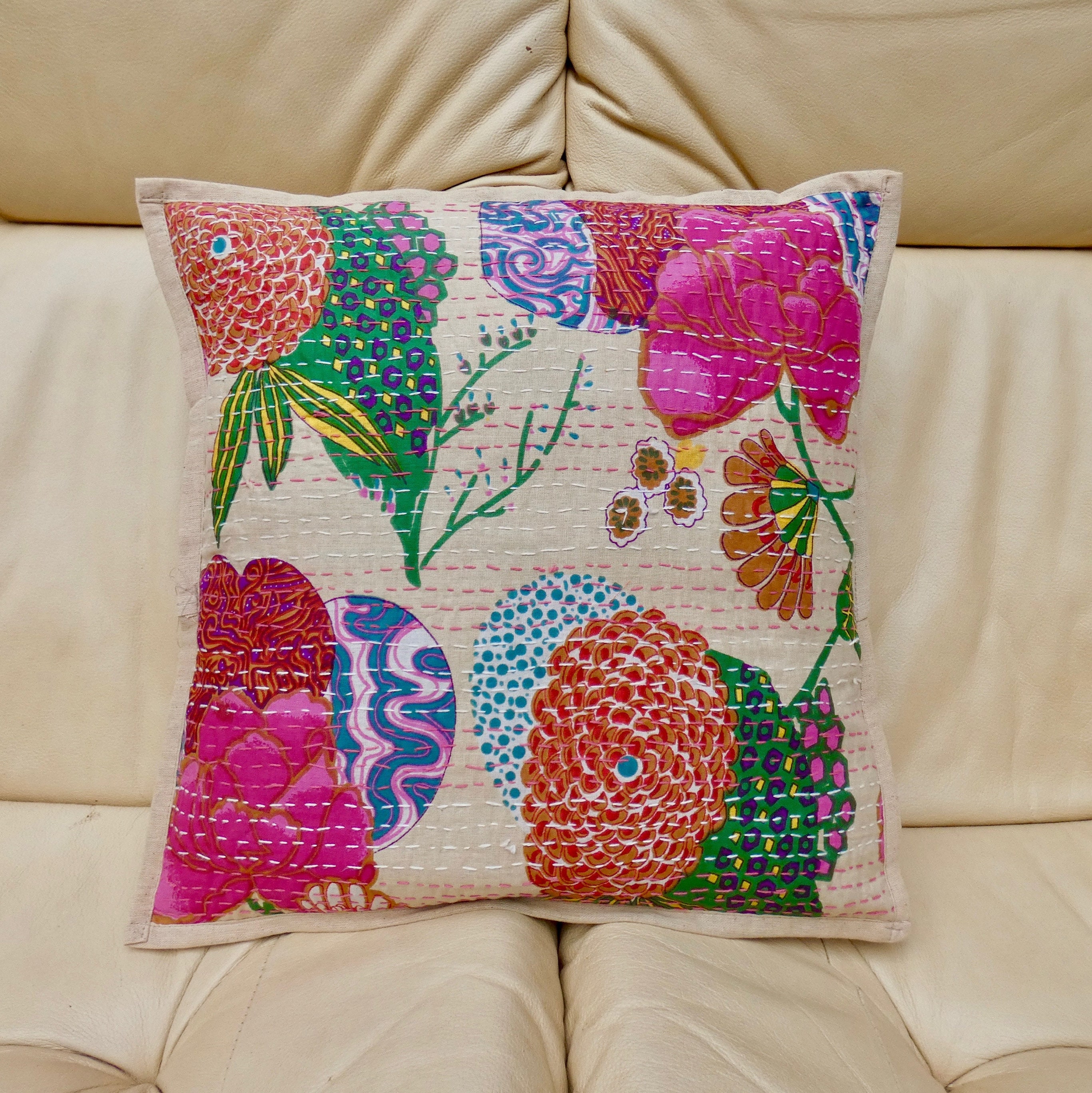 Kantha cushions shop