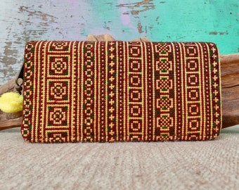 Embroidered Thai purse | boho purse | hippie purse | colourful purse | ladies purse | gifts for her