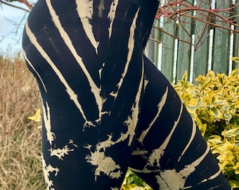 MAŁE legginsy tie-dye | ubrania hippie | legginsy w stylu funky | ubrania festiwalowe | grunge